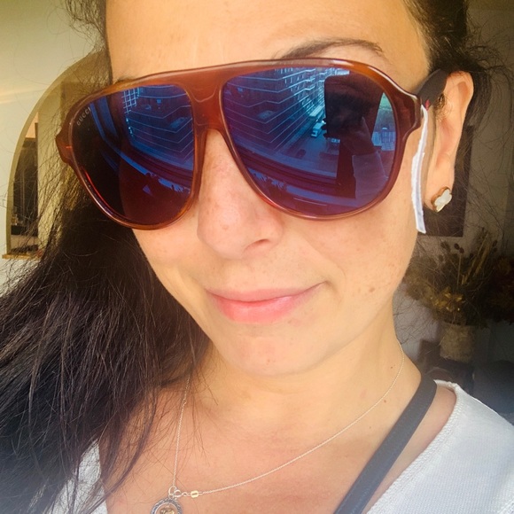 Authentic GUCCI 59mmPilot Acetate logo sunglasses - Picture 3 of 14